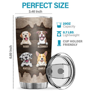 Meilleur papa de chien de tous les temps - Gobelet personnalisé - Cadeau pour amoureux des chiens, propriétaires de chiens, cadeau pour chien, cadeau pour amoureux des animaux