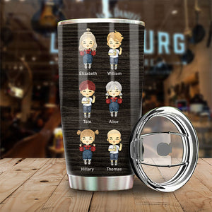 Dad Grandpa The Myth The Legend - Gift For Dad, Grandpa - Personalized Tumbler