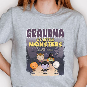 Nana des petits monstres - T-shirt unisexe personnalisé, sweat à capuche, sweat-shirt - Cadeau pour grand-mère, grands-parents, cadeau d'Halloween