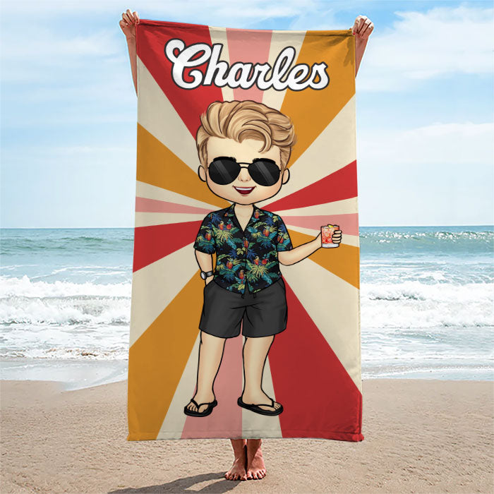 Apportez la joie - Serviette de plage personnalisée Bestie - Cadeau de Noël pour meilleures amies, meilleures amies, sœurs