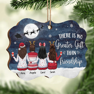 Il n'y a pas de plus beau cadeau que l'amitié - Décoration de Noël en bois personnalisée en forme de Benelux - Cadeau pour meilleure amie, meilleure amie, sœur, cadeau d'anniversaire pour meilleure amie et amie, cadeau de Noël