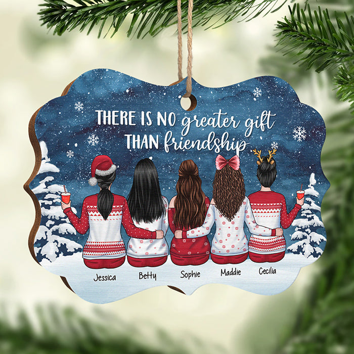L'amitié est le meilleur cadeau - Décoration de Noël en bois personnalisée en forme de Benelux - Cadeau pour meilleure amie, meilleure amie, sœur, cadeau d'anniversaire pour meilleure amie et amie, cadeau de Noël