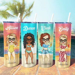 Vitamine Mer pour les vacances d'été - Gobelet fin personnalisé - Cadeau pour meilleure amie