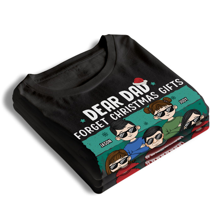Papa, tu nous as déjà - T-shirt, sweat à capuche et sweat-shirt unisexe personnalisé pour la famille - Cadeau de Noël pour papa