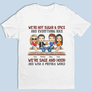 Nous sommes des problèmes quand nous sommes ensemble - T-shirt unisexe personnalisé Bestie, sweat à capuche, sweat-shirt - Cadeau de Noël pour les meilleures amies, BFF, sœurs