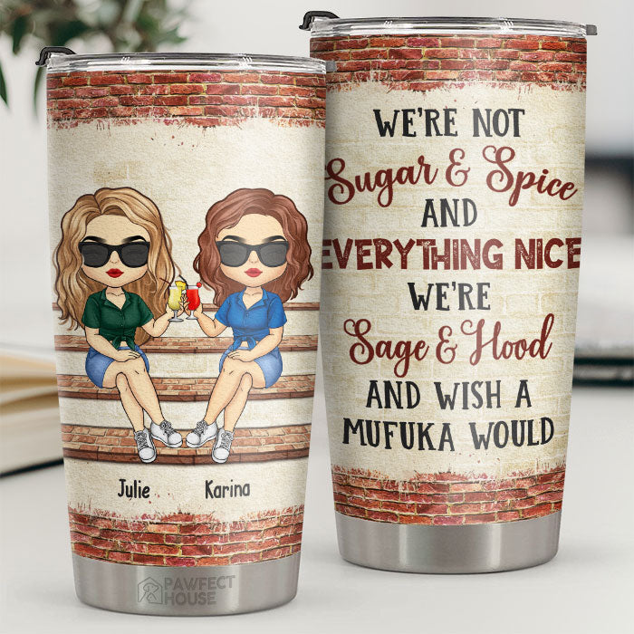 Nous sommes plus que des amis - Gobelet personnalisé Bestie - Cadeau de Noël pour les meilleures amies, BFF, sœurs