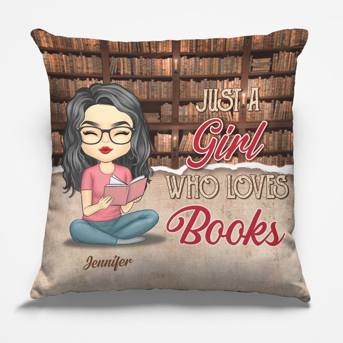 Je lis des livres, je bois du café et je sais des choses - Oreiller personnalisé (insert inclus)