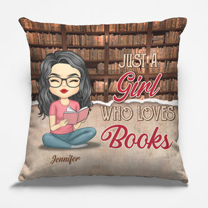 Je lis des livres, je bois du café et je sais des choses - Oreiller personnalisé (insert inclus)