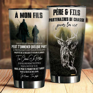 Père Et Fils - Partenaires De Chasse Pour La Vie - Tumbler Français