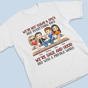 Nous sommes des problèmes quand nous sommes ensemble - T-shirt unisexe personnalisé Bestie, sweat à capuche, sweat-shirt - Cadeau de Noël pour les meilleures amies, BFF, sœurs