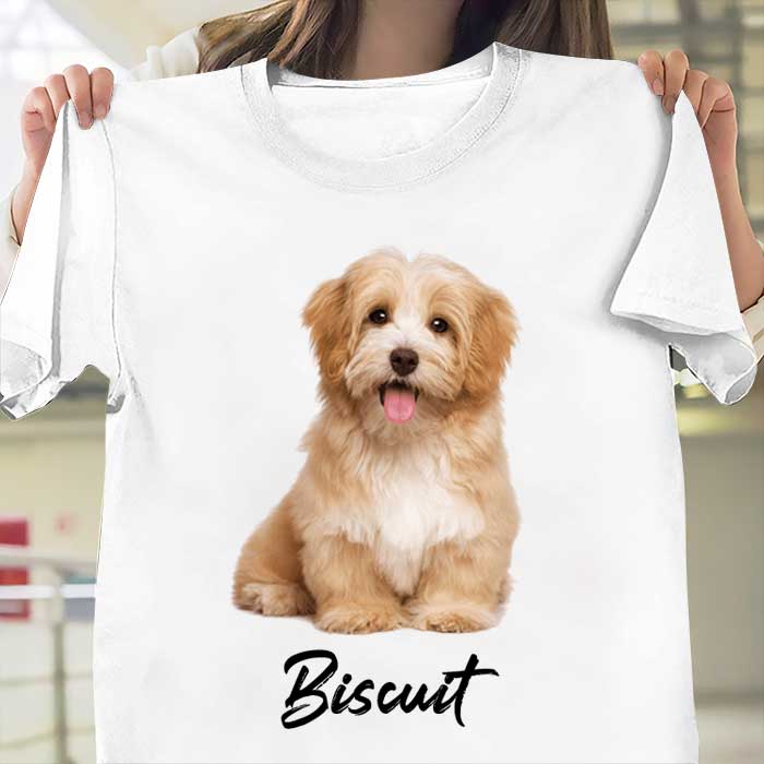 Custom Dog And Cat Shirt Upload Image - Gift For Dog Lovers, Personalized Unisex T-Shirt.