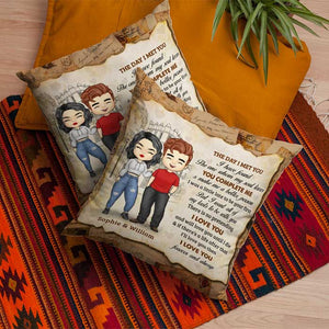 I Have Found The One Whom My Soul Loves - Gift For Couples, Personalized Pillow (Insert Included).