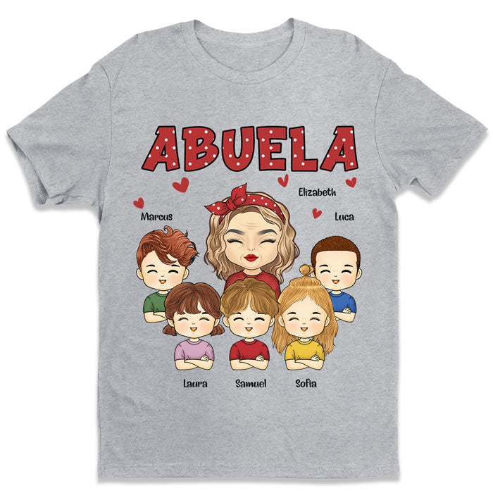 Meilleure grand-mère du monde - T-shirt unisexe personnalisé, sweat à capuche, cadeau pour grand-mère et grands-parents