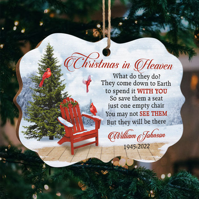 Vous ne les verrez peut-être pas, mais ils seront là - Ornement commémoratif personnalisé - Bois en forme de Benelux - Cadeau de condoléances, cadeau de Noël pour la famille
