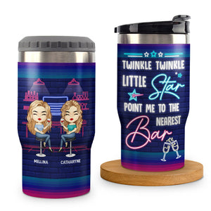 Twinkle Twinkle Little Star - Refroidisseur de canette personnalisé - Cadeau pour meilleure amie