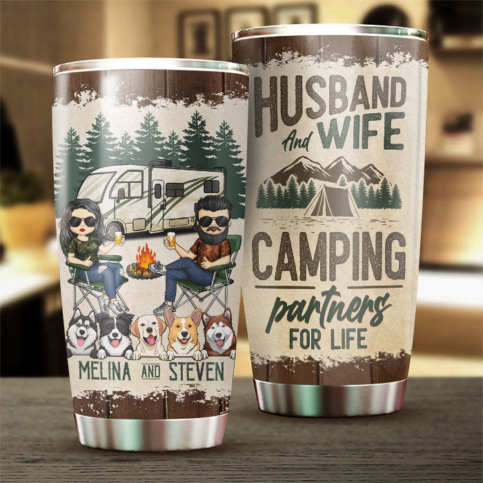 Les meilleurs souvenirs se créent en camping - Gobelet personnalisé - Cadeau pour les amateurs de camping