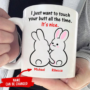 It's Nice - Gift For Couples, Personalized Mug.