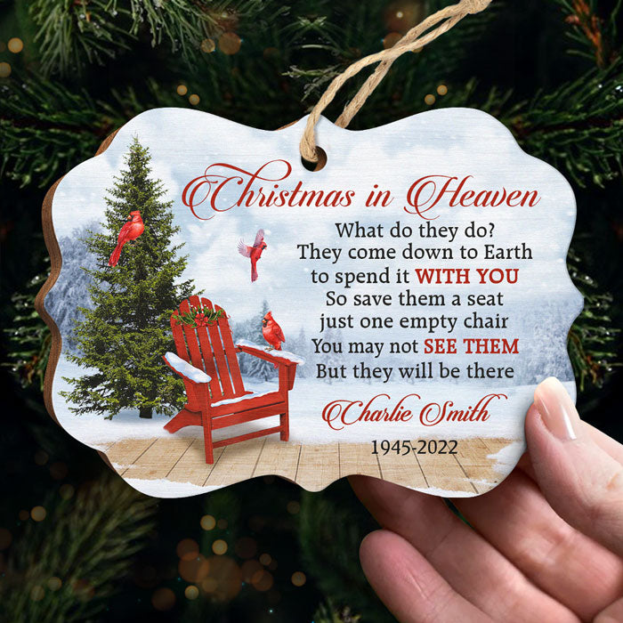Vous ne les verrez peut-être pas, mais ils seront là - Ornement commémoratif personnalisé - Bois en forme de Benelux - Cadeau de condoléances, cadeau de Noël pour la famille