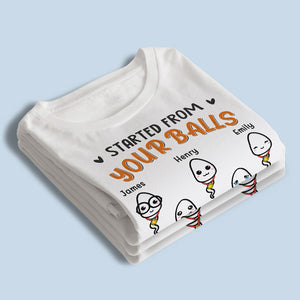 Je t'aime papa - T-shirt unisexe personnalisé pour la famille, sweat à capuche, sweat-shirt - Cadeau de fête des pères, d'anniversaire pour papa