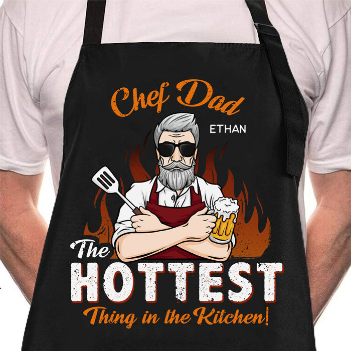 Papa Chef, la chose la plus tendance en cuisine - Cadeau pour papa - Tablier personnalisé