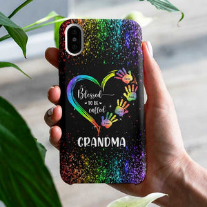 Heureux d'être appelé grand-mère - Cadeau pour maman, grand-mère - Coque de téléphone personnalisée