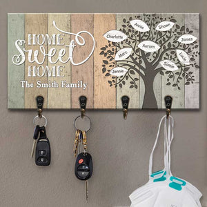 Home Sweet Home - Porte-clés personnalisé, porte-clés - Cadeau pour couple, mari et femme