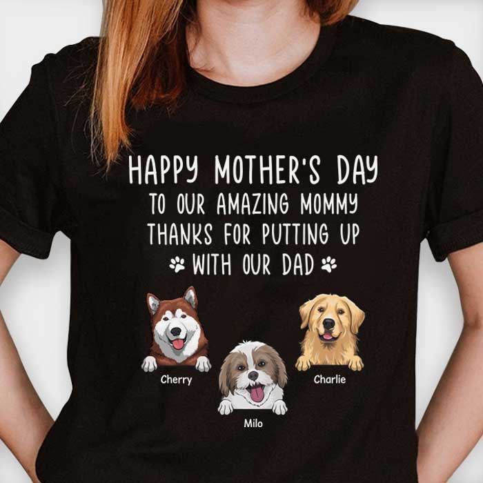 Bonne fête des mères à ma merveilleuse maman ! Cadeau pour la fête des mères, t-shirt unisexe personnalisé, sweat à capuche