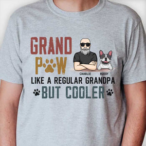 Grand-père comme un grand-père ordinaire mais plus cool - Cadeau pour papa, grand-père - T-shirt unisexe personnalisé, sweat à capuche