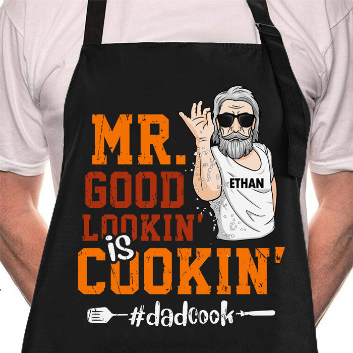 Monsieur Beau Cuisine - Cadeau pour papa, grand-père - Tablier personnalisé