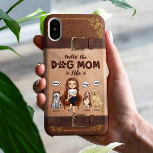 La vie n'est pas parfaite, mais mon chien l'est ! Cadeau pour maman chien, coque de téléphone personnalisée
