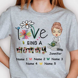 J'adore être maman - Cadeau pour maman, t-shirt unisexe personnalisé, sweat à capuche