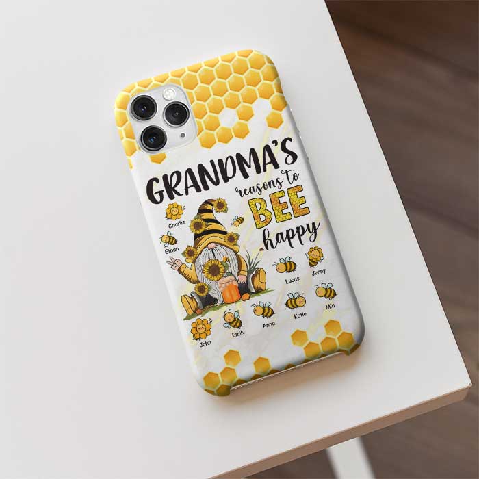 Raisons pour lesquelles maman et grand-mère sont heureuses - Cadeau pour maman et grand-mère - Coque de téléphone personnalisée