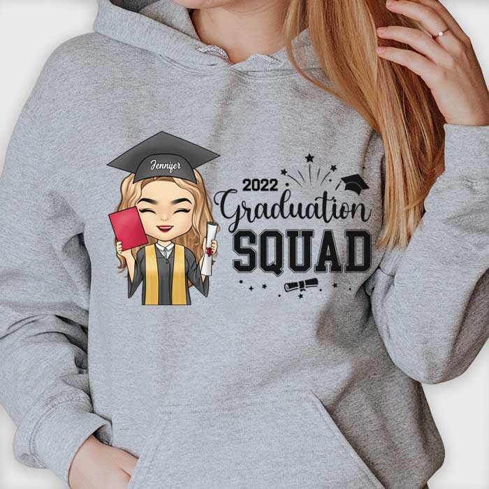 Équipe de remise des diplômes 2022 - T-shirt et sweat à capuche unisexe personnalisé