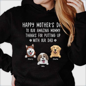 Bonne fête des mères à ma merveilleuse maman ! Cadeau pour la fête des mères, t-shirt unisexe personnalisé, sweat à capuche