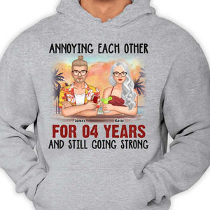 Toujours aussi fort ! T-shirt unisexe personnalisé, sweat à capuche, cadeau pour couple, mari et femme