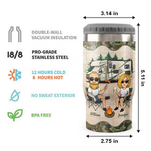 Camping et souvenirs - Glacière personnalisée - Cadeau pour couples, cadeau pour amateurs de camping