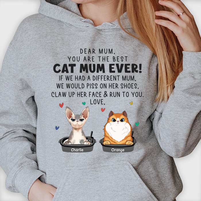 I Would Claw Up Her Face - Gift For Cat Mum, Personalized Unisex T-shirt, Hoodie.