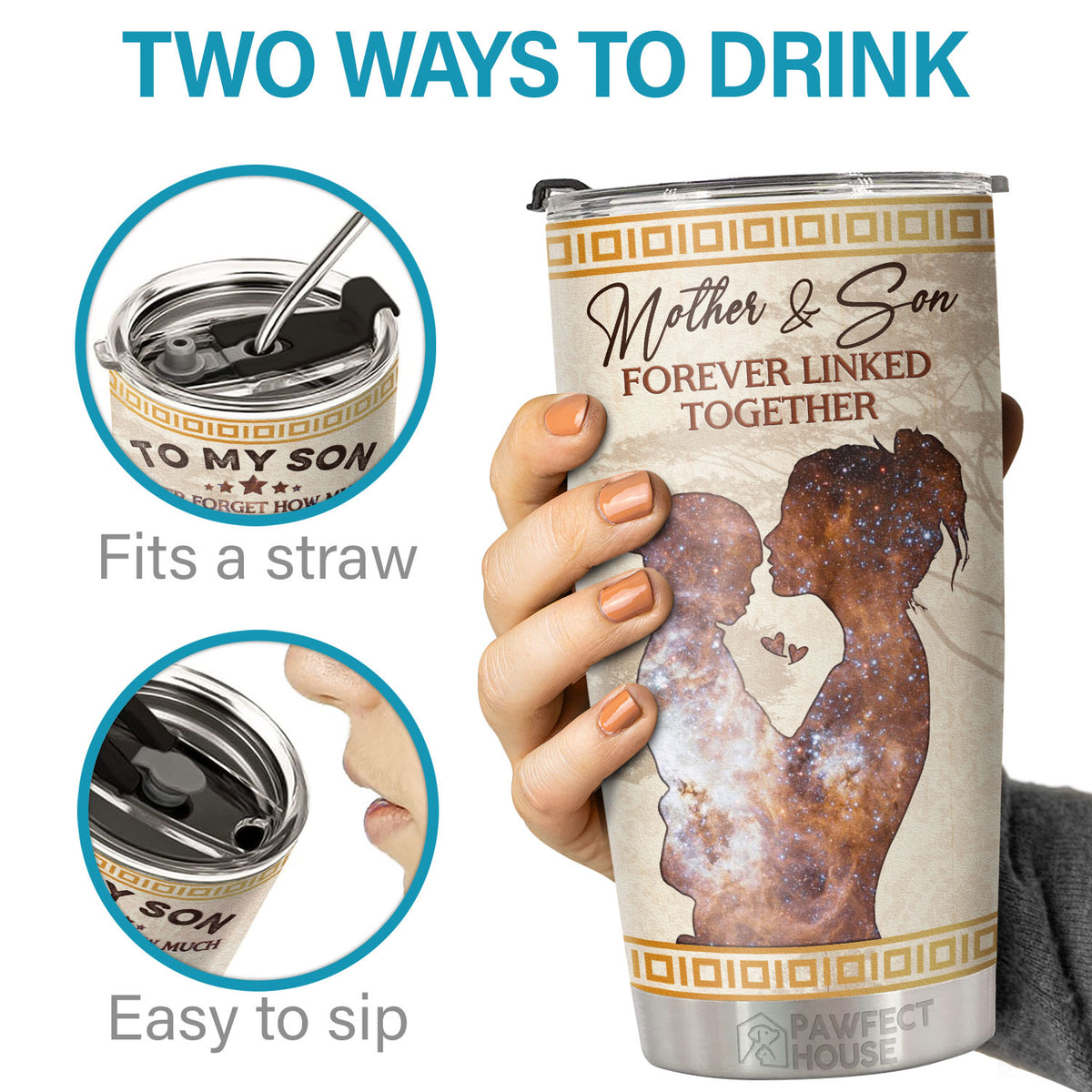 Suivez vos rêves, croyez en vous et n'oubliez pas d'être génial - Tumbler - À mon fils, cadeau pour fils, cadeau de maman pour fils, cadeau d'anniversaire pour fils