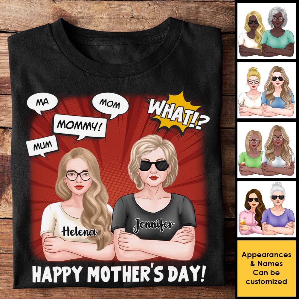 Maman, Maman, Maman ! Quoi ? Bonne fête des Mères ! - Cadeau pour la fête des Mères, t-shirt unisexe personnalisé, sweat à capuche