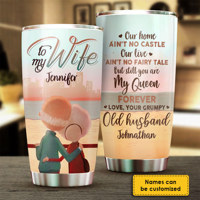 Our Home Ain't No Castle - Personalized Tumbler.
