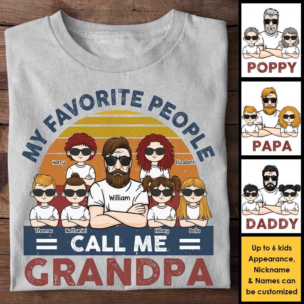 I'm Their Grandpa - Personalized Unisex T-shirt, Hoodie - Gift For Dad, Grandpa
