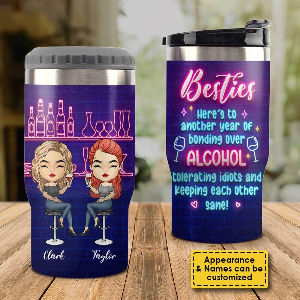 Une année de complicité autour de l'alcool - Glacière personnalisée - Cadeau pour meilleure amie