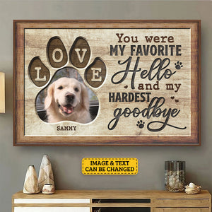 Tu aurais vécu éternellement ! Affiche horizontale personnalisée ! Télécharger une image, cadeau pour les amoureux des animaux