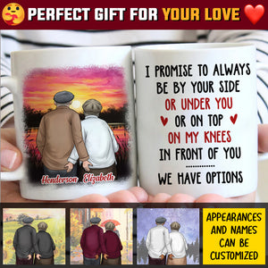 I Promise To Always Be By Your Side - Gift For Couples, Personalized Mug.