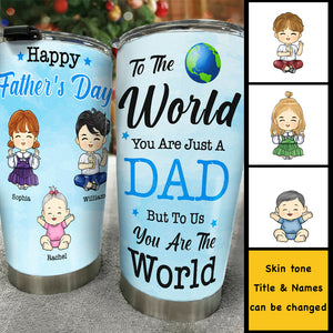 Pour nous, tu es le monde - Gobelet personnalisé - Cadeau pour papa, cadeau pour la fête des pères