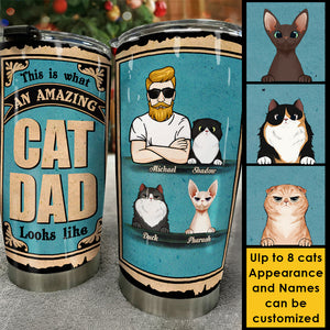 Un papa chat incroyable - Gobelet personnalisé - Cadeau pour papa