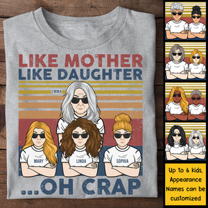 Telle mère, telle fille - T-shirt unisexe personnalisé, sweat à capuche - Cadeau pour maman