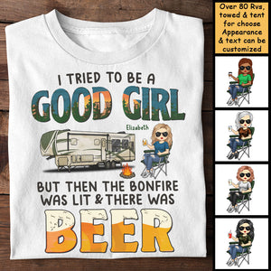 Mais ensuite il y avait de la bière ! T-shirt unisexe personnalisé, sweat à capuche, cadeau pour meilleur ami, cadeau pour les amateurs de camping