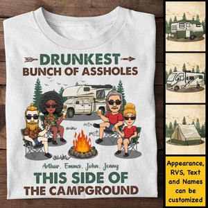 Asseyons-nous près du feu de camp - T-shirt unisexe personnalisé, sweat à capuche - Cadeau pour meilleur ami, cadeau pour les amateurs de camping