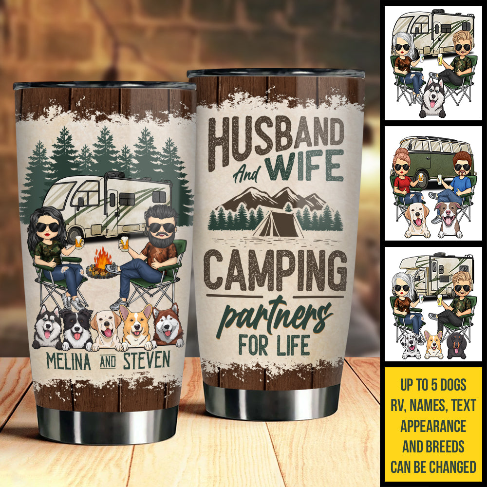 Les meilleurs souvenirs se créent en camping - Gobelet personnalisé - Cadeau pour les amateurs de camping